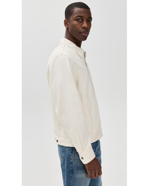 Rag & Bone Natural Simon Denim Garage Jacket for men