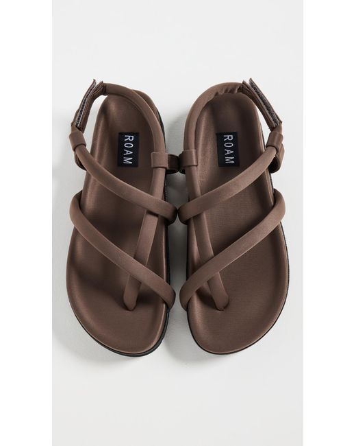 Roam Brown Standpoint Sandals