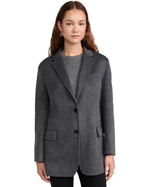Theory Oversized Tailored Jacket in Black | Lyst