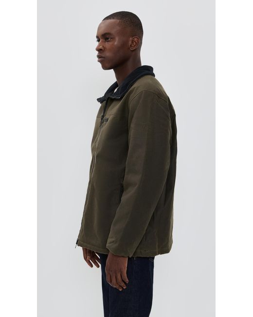 Filson Black Tin Cloth Primaloft Jacket for men