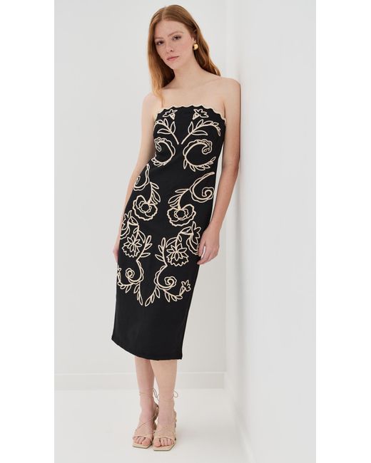 La Ligne Black Sophia Dress