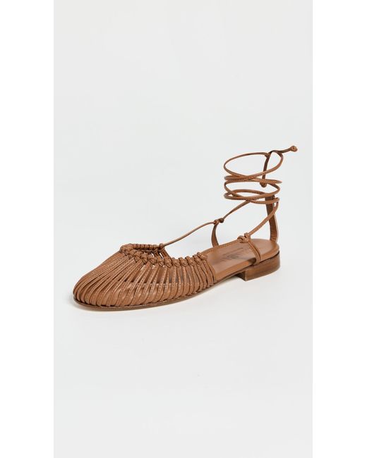 Hereu White Mantera Flats