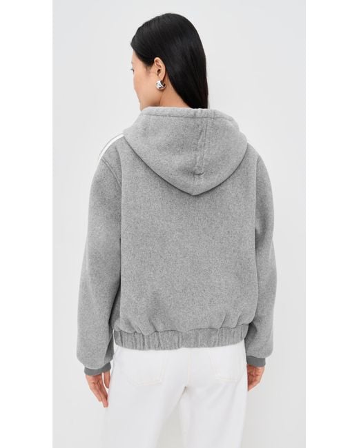 Still Here Gray Boyfriend Zip