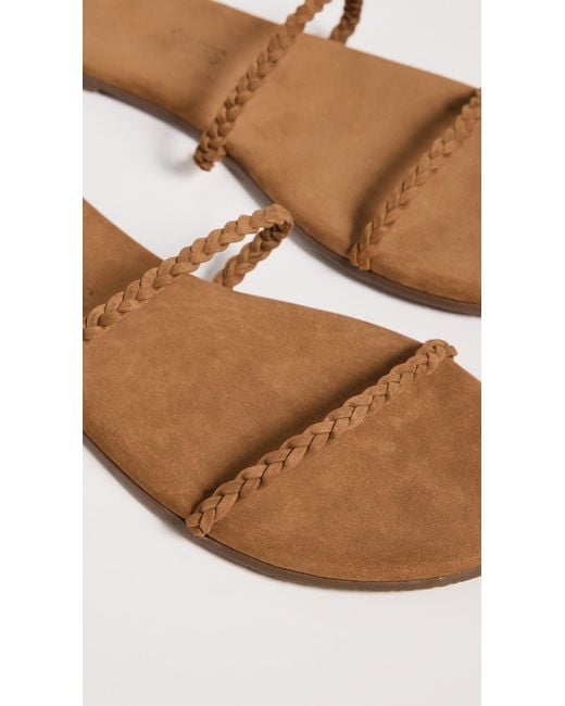 TKEES Natural Gemma Braid Slides