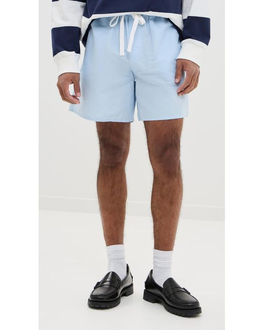J.W. Anderson Blue Drawstring Shorts 7 for men
