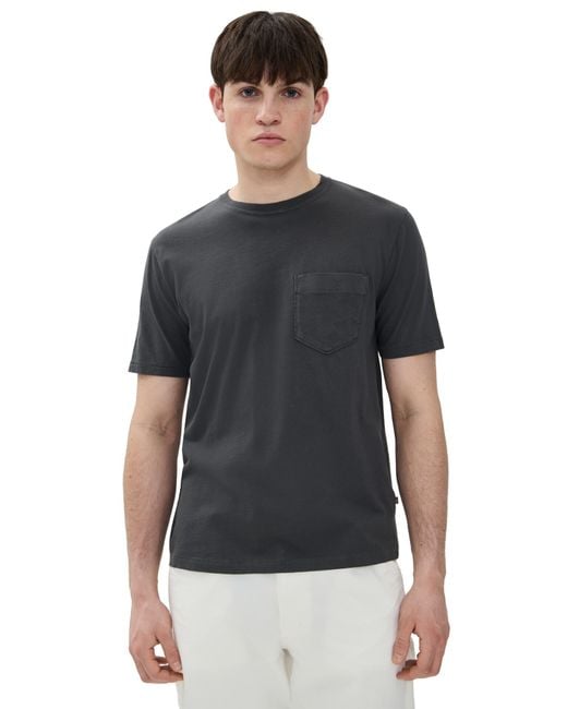 Billy Reid Black Washed Tee for men