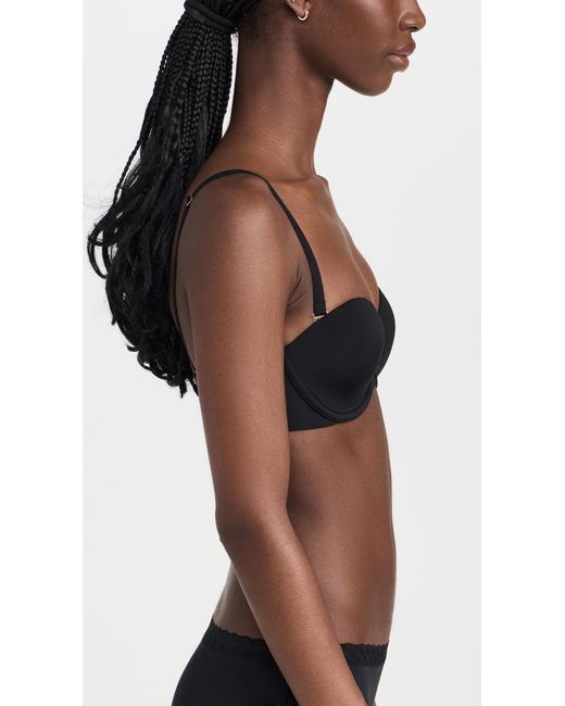 Natori Black Minimal Strapless Bra
