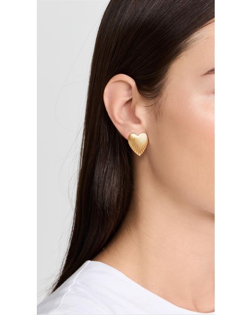 Elizabeth Cole White Chrysilla Earrings