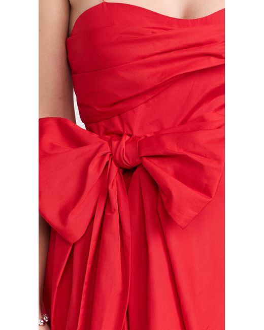 CECILIE BAHNSEN Red Valentina Dress