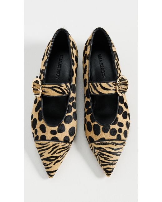 Ulla Johnson Black Kiki Flats