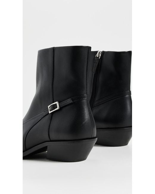 Alohas Black Lizzie Leather Ankle Boots