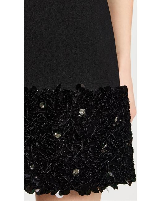 Rebecca Vallance Black Elaine Mini Dress