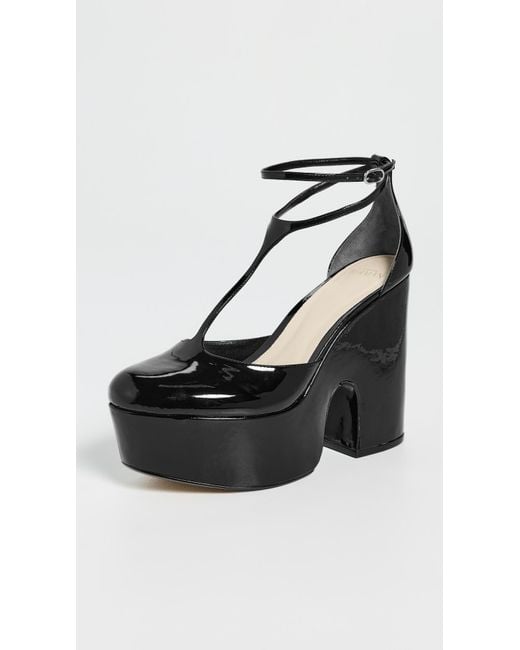 Alexandre Birman Black Thay Platform Heels