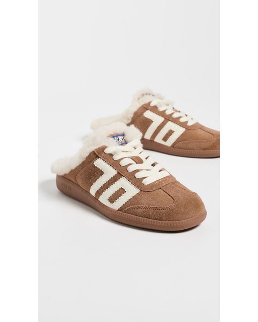 Back 70 White Easter Fl Sneaker Mules