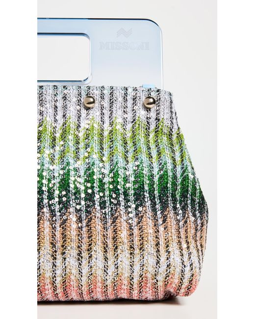 Missoni Multicolor Plexi Pouch Small