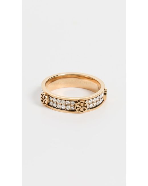 Tory Burch Multicolor Miller Stud Ring