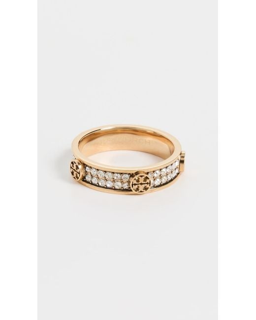 Tory Burch Multicolor Miller Stud Ring