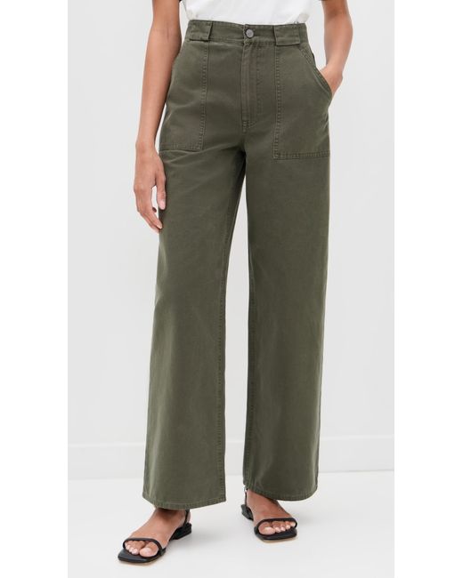 Anine Bing Green Grayson Pants