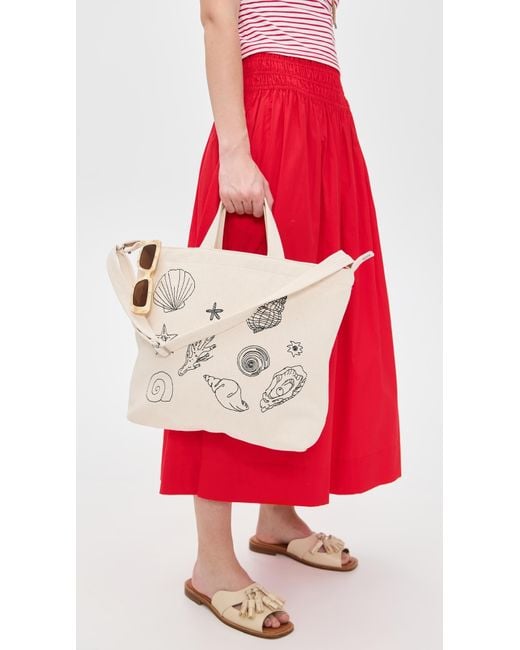Baggu Natural Horizontal Zip Duck Bag
