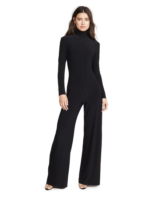 norma kamali turtleneck jumpsuit