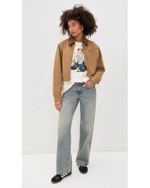 Levi's White Graphic Tabor Tee
