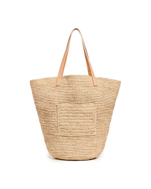 Hat Attack Nat Tote in Natural | Lyst