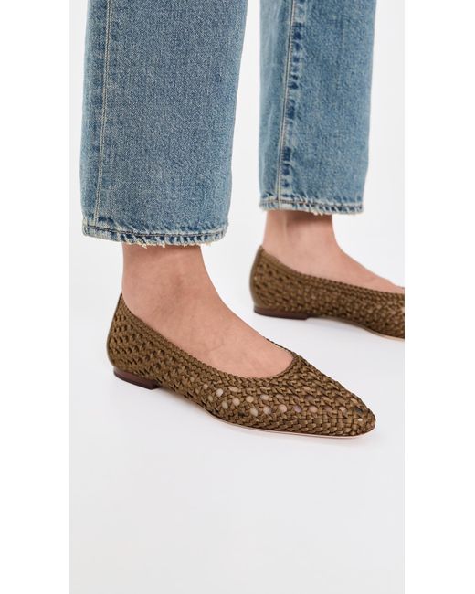 Veronica Beard Brown Cienna Flats
