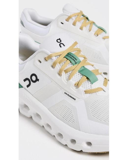 On Shoes White Cloudrunner 2 Sneakers