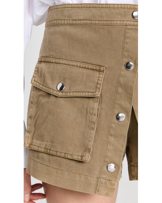 Staud White Tamara Skort