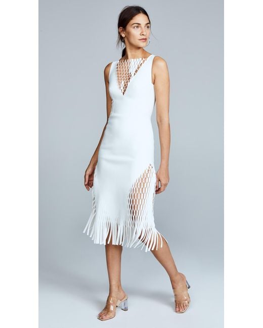 Dion Lee Perf Mirror Dress in White Lyst Canada