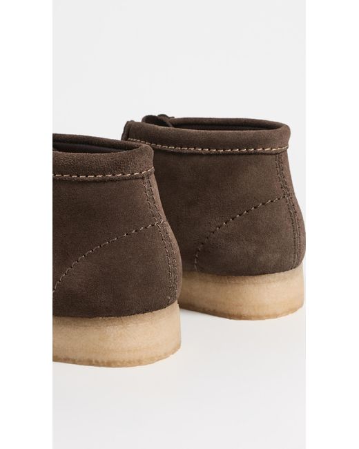 Clarks White Wallabee Boots