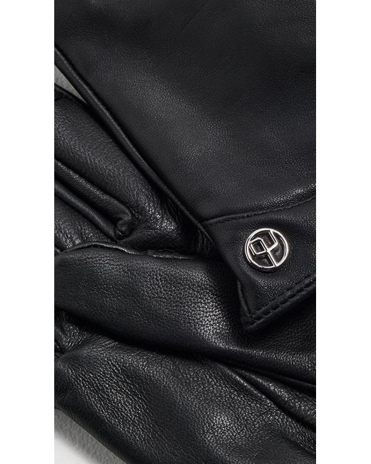 Rag & Bone Black Joni Leather Gloves