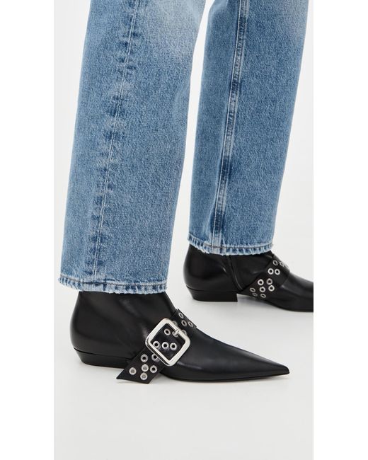 Jil Sander Black Ankle Boots