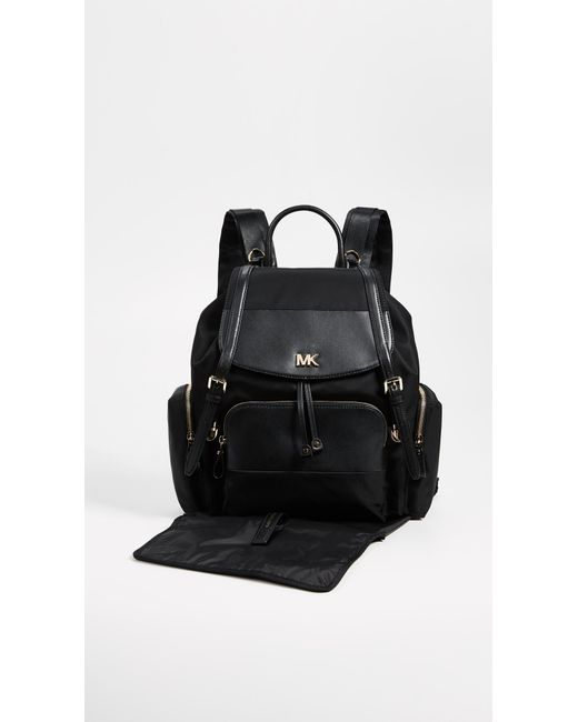 MICHAEL Michael Kors Mott Diaper Bag Backpack in Black | Lyst
