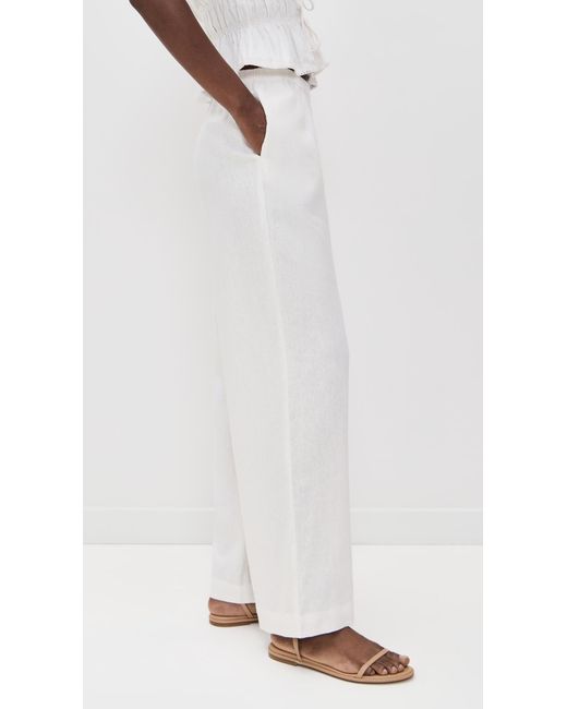 Wayf White Clara Pants