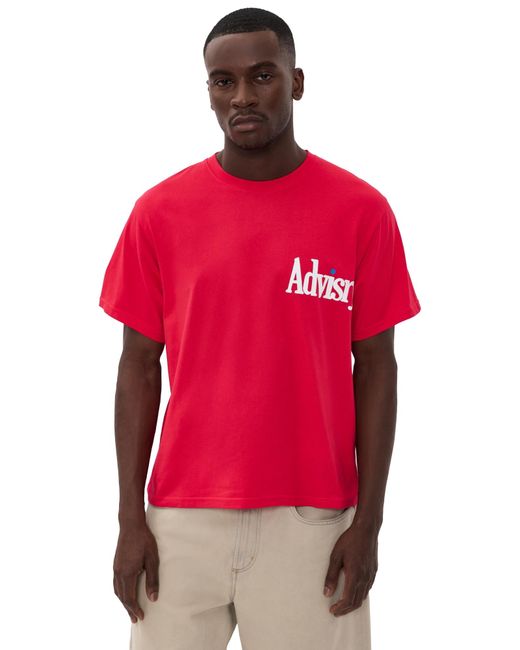 Advisry Red Dot Logo Tee for men
