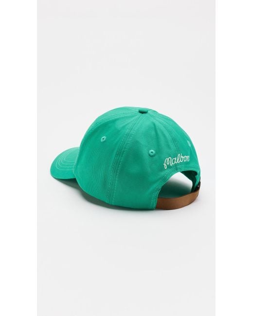 Malbon Green Stamp Dad Cap for men