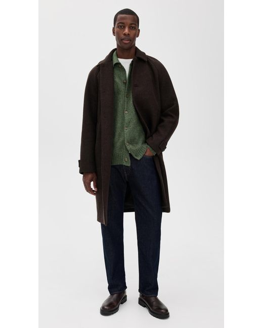 NN07 Green Lee Full Button Cardigan for men