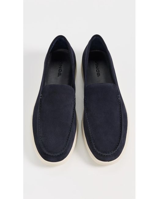 Vince Sonoma Suede Slip On Loafers Coastal in Blue for Men  display picture 1