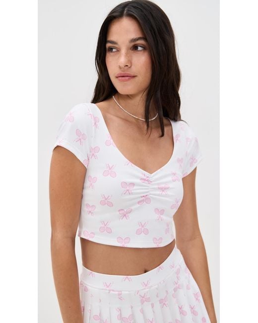 LoveShackFancy Black Kudura Top