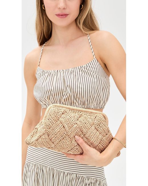Natural Gigi Framed Clutch main image 1