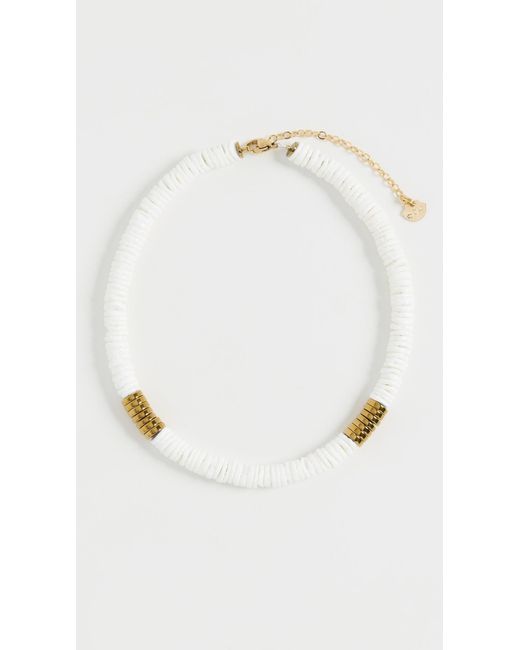Hijas de Puka White Sea Shell Puka Necklace