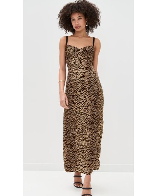 Reformation Multicolor Stormi Satin Dress