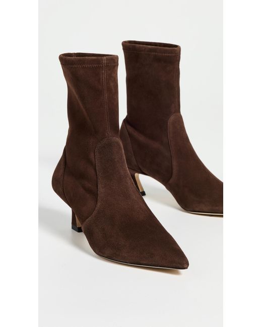 Stuart Weitzman Brown Vinnie 50 Booties
