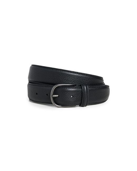 Andersons Black Textured Leather Belt for men