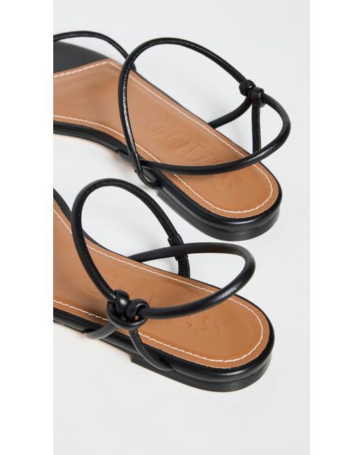 Staud Black Laurel Sandals