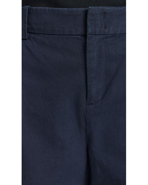 Vince Blue Washed Cotton Shorts