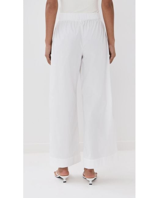 Jonathan Simkhai White Arden Pull On Pants