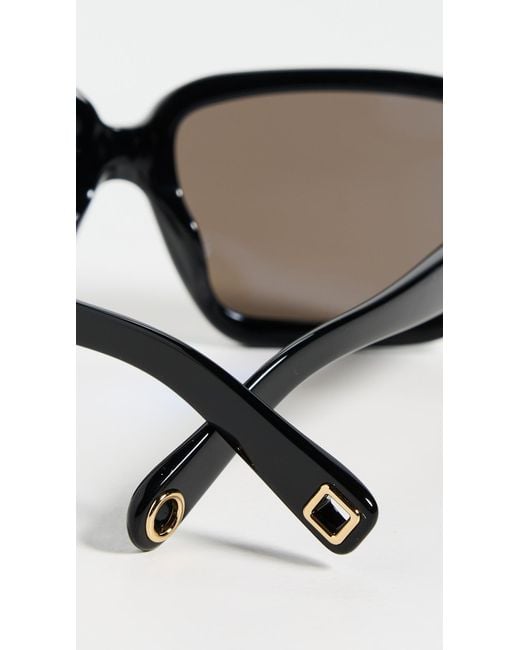Jacquemus Cabana Sunglasses in Black | Lyst display picture 1