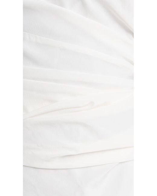 Proenza Schouler White Sidney Dress In Silk Viscose